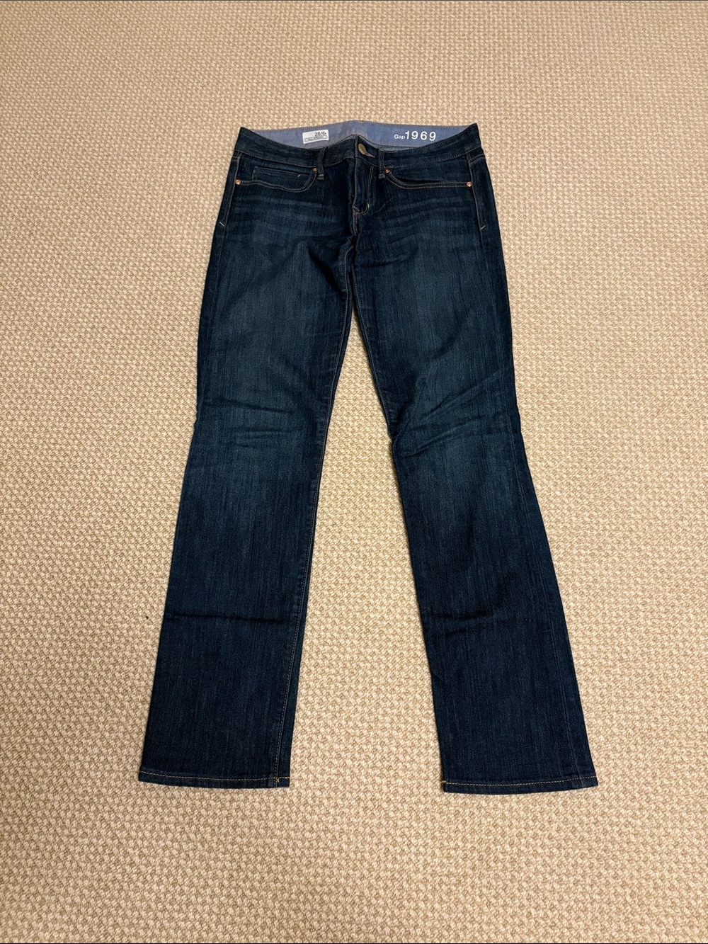 GAP Dark Indigo Straight Leg Jeans